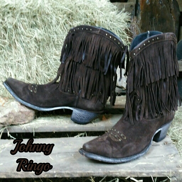 Johnny Ringo Shoes - Johnny Ringo cowboy boots size 7B